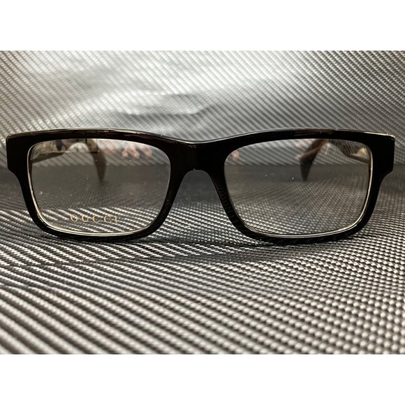 Gucci Black Rectangle 56mm Men Glasses - Picture 4 of 4
